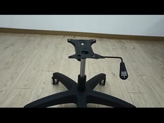 300 λίβρες Δυνατότητα βάρους Καρέκλα γραφείου Στρογγυλή βάση με οσφυϊκή υποστήριξη Νάιλον πέντε αστέρων πόδια καρέκλας πόδι