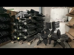 Δυνατότητα βάρους 300 λίβρες Στρατηγική περιστρεφόμενη καρέκλα στέκεται Νάιλον Μαύρο Πέντε αστέρες πόδι