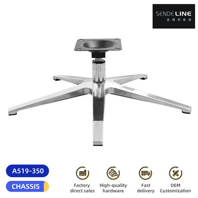 Καλή τιμή Απαιτείται συναρμολόγηση - Υποστήριξη οσφυϊκής στήλης και με βάση από αλουμίνιο Καρέκλα γραφείου Υψηλής ποιότητας αλουμίνιο είναι ανθεκτικό σε απευθείας σύνδεση