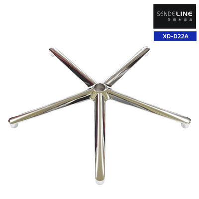 Καλή τιμή Στυλάτη μαύρη καρέκλα γραφείου Αλουμινίου βάσης ρύθμιση ύψους με μεταλλικό πλαίσιο σε απευθείας σύνδεση