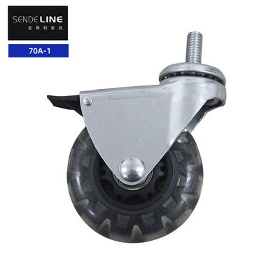 Καλή τιμή 200 κιλά φορτίο μεταλλικό μαύρο γραφείο καρέκλα Hub αντικατάσταση ιατρικό καθολικό τροχό σε απευθείας σύνδεση