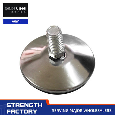 Καλή τιμή Μαύρη σιδερένια σόλα, αντικατάσταση ποδιών, μη ολισθητική, μήκος νήματος 12mm / 13mm σε απευθείας σύνδεση