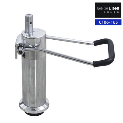 Καλή τιμή Κεφαλίδα καρέκλας κουρέας 200 κιλά πετρελαϊκής αντλίας χυτοσίδηρο Κρομιούχο καρέκλα σαλόνι υδραυλική βάση σε απευθείας σύνδεση