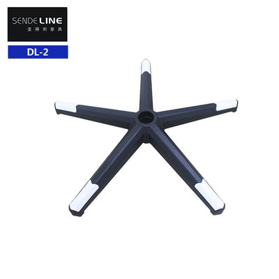 Καλή τιμή Μαύρη καρέκλα γραφείου από νάιλον, περιστροφική βάση με στήριξη και στροφές σε απευθείας σύνδεση