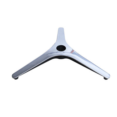 Καλή τιμή Σύγχρονη μεταλλική βάση καρέκλας γραφείου με ρύθμιση ύψους, χρώμα γυάλωσης, χωρίς τροχούς σε απευθείας σύνδεση