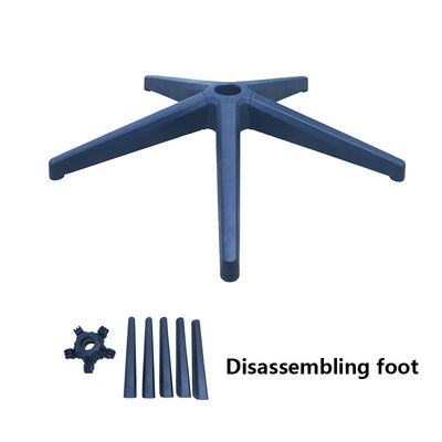 Καλή τιμή Νέα αποσυναρμολόγηση περνά το τεστ Bifma Μαύρη γυριστική καρέκλα από νάιλον με αφαιρούμενο πόδι και ρόστερ σε απευθείας σύνδεση