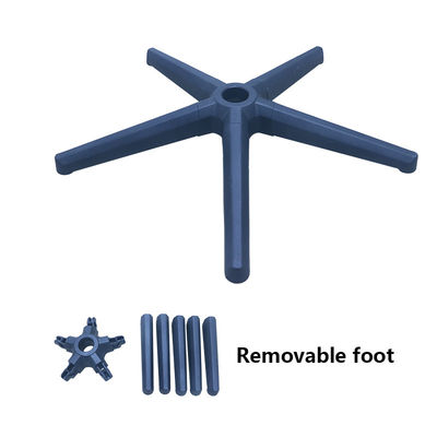 Καλή τιμή Κατασκευαστική αποσυναρμολόγηση Νάιλον έχει περάσει τις δοκιμές Bifma Καρέκλα γραφείου Στρογγυλή βάση Μαύρο μοντέλο αφαιρούμενου ποδιού σε απευθείας σύνδεση