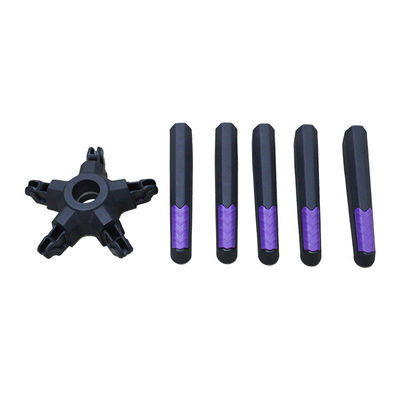 Καλή τιμή Αποσυναρμολόγηση ακτίνας 350mm μαύρη καρέκλα γραφείου από νάιλον σε απευθείας σύνδεση