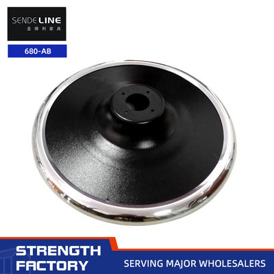 Καλή τιμή Ψυχρή πλάκα σφραγίσματος ψεκασμού Μαύρη καρέκλα κουρέασης βάση από ανοξείδωτο χάλυβα 3,0mm τοίχος σε απευθείας σύνδεση