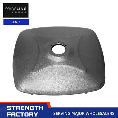 Καλή τιμή 500×500mm Ματ μαύρο επίχρισμα βάση χρωματικής σφραγιστικής για καρέκλα κουρέα / καρέκλα ομορφιάς σε απευθείας σύνδεση