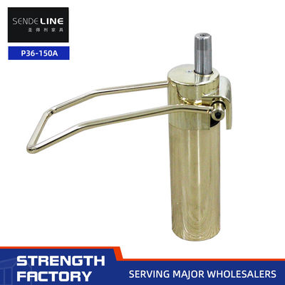 Καλή τιμή Χρυσό 5kg χυτοσίδηρο Κάθισμα κουρέας βάσης με 150mm ταξίδι Υδραυλική αντλία ανελκυστήρα σε απευθείας σύνδεση