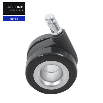 Καλή τιμή Ασημένιο κούφιο καρέκλα γραφείου Castor για περιστρεφόμενη καρέκλα 60mm Διαμέτρου ιατρικό καροτσάκι τροχός Caster σε απευθείας σύνδεση