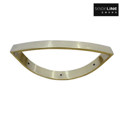 Καλή τιμή Titanium Gold Beauty Salon Chair Stainless Steel Handrail Barber Chair Base Υψηλή απόδοση και αντοχή σε απευθείας σύνδεση