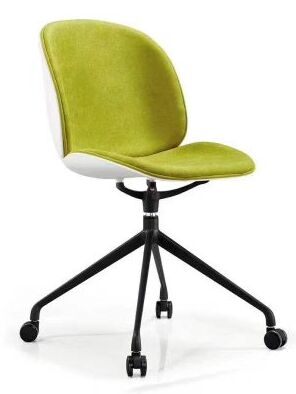 Καλή τιμή Ενσωματωμένο Σχηματισμό Ένεσης Σύγχρονη πλαστική καρέκλα με τροχούς για γραφείο, αίθουσα αναμονής, αίθουσα συνεδριάσεων και καφετέριες σε απευθείας σύνδεση